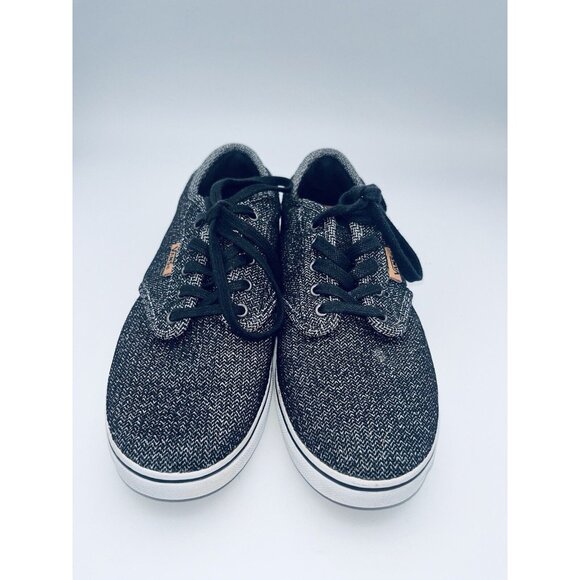Black/white Chevron Vans Sneakers Size 7 Ultra Cush - Picture 1 of 8
